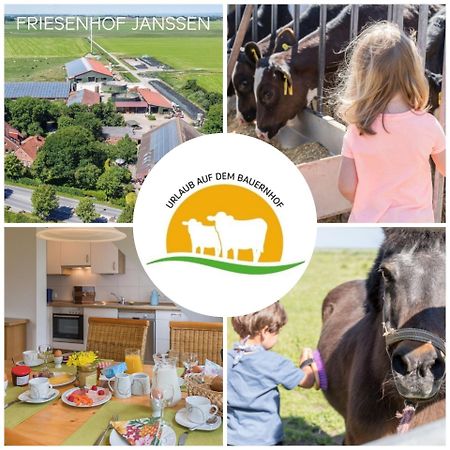 Apartmán Friesenhof Janssen - Urlaub Auf Dem Bauernhof Neuharlingersiel Exteriér fotografie